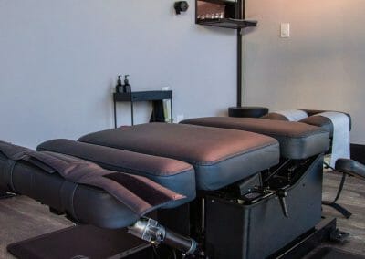 Kirkland clinic patient bay with treatment table